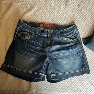 Hydraulic jean shorts size 18